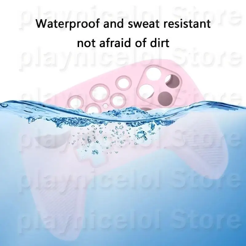 E8BA Flexibele dekbedelingscontroller Siliconenafdekking Beschermende schaal voor draadloze controller Waterdichte huisdichte