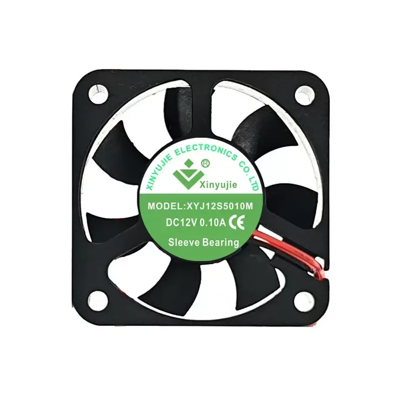for Yujie XYJ12S5010M 12V 0.10A 5010 5CM Ultra Thin Silent Cooling Fan Original New