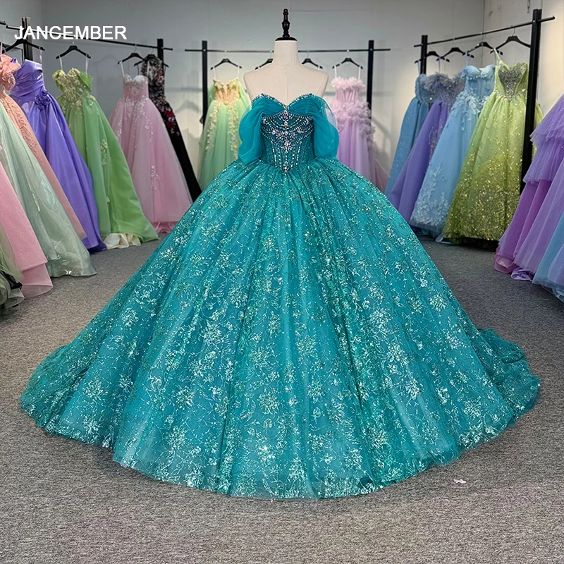 Vestido de encaje de princesa Dulce, vestido de baile con calcomanía, vestido de quinceañera, vestido formal de baile, dulce 16, vestido de fiesta