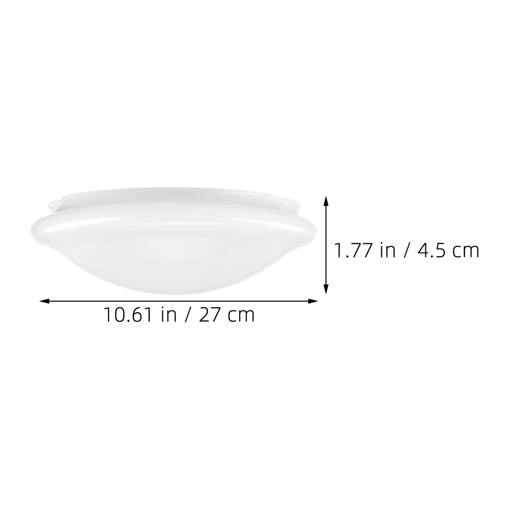 2Pcs Ceiling Light Lampshade Replacement Round Plastic Cover Modern Design Easy Installation Bedroom Kitchen Bathroom