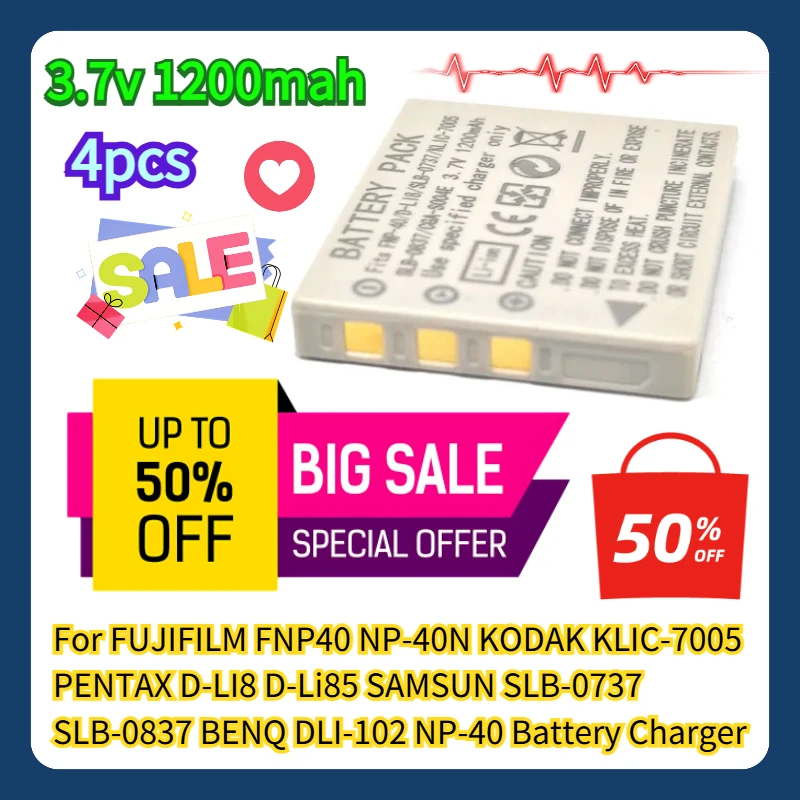 4Pcs For Fujifilm F… - image