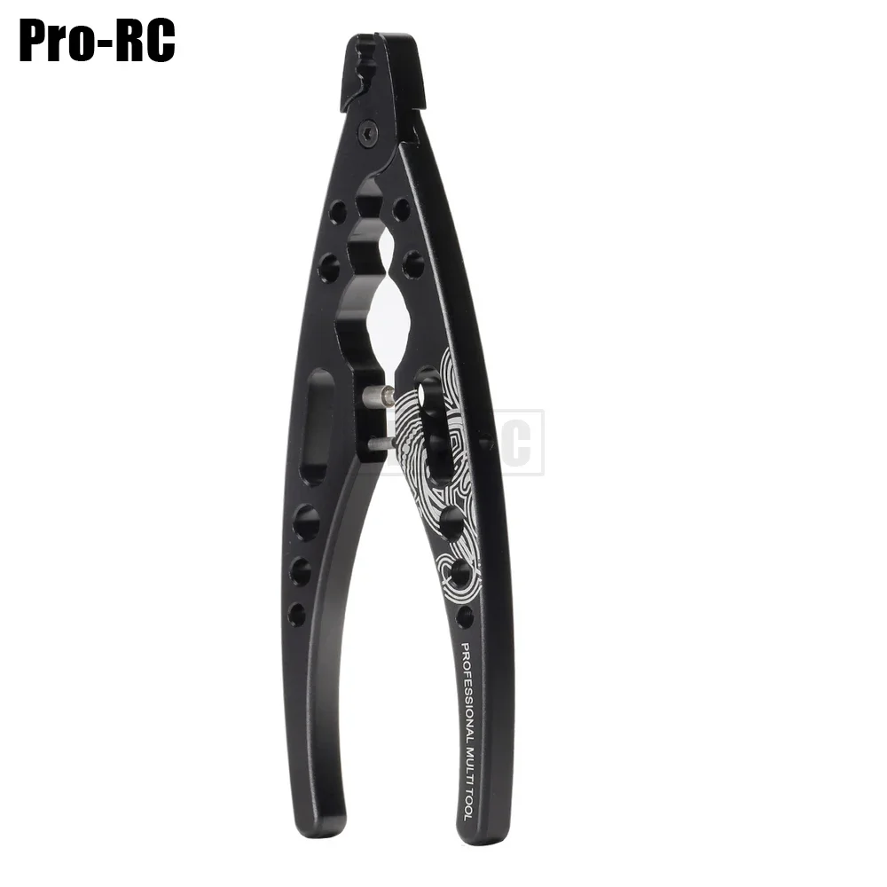 1Pcs Metal Shock Absorber Pliers Rod Ball Clamp Multi-function Tool Black for RC Car Crawler Model 1/8 1/10