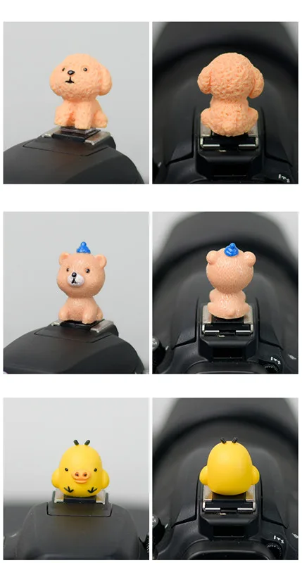 Hot Shoe Cap SLR Camera for Canon 200d Nikon Sony Fuji xt30 xt4 5 Hot Shoe Dustproof Protection Cover Cute Cartoon Photography