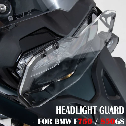 Para BMW F750GS F850GS F 750 / 850 GS 2017 2018 2019 2020 2021 PVC nueva cubierta protectora de parabrisas para faro de motocicleta