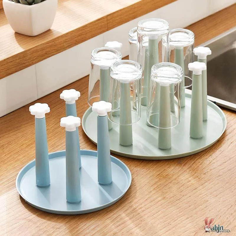 

Acrylic Cup Drain Ra Home Use Coffee Cup Holder Water Cup Drainage Stand Creative Small Cup Hanger Batoom Organizer