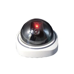 Fittizio falso simulato sorveglianza di sicurezza CCTV Dome Camera Indoor Outdoor Dummy Camera Dome con una luce a LED