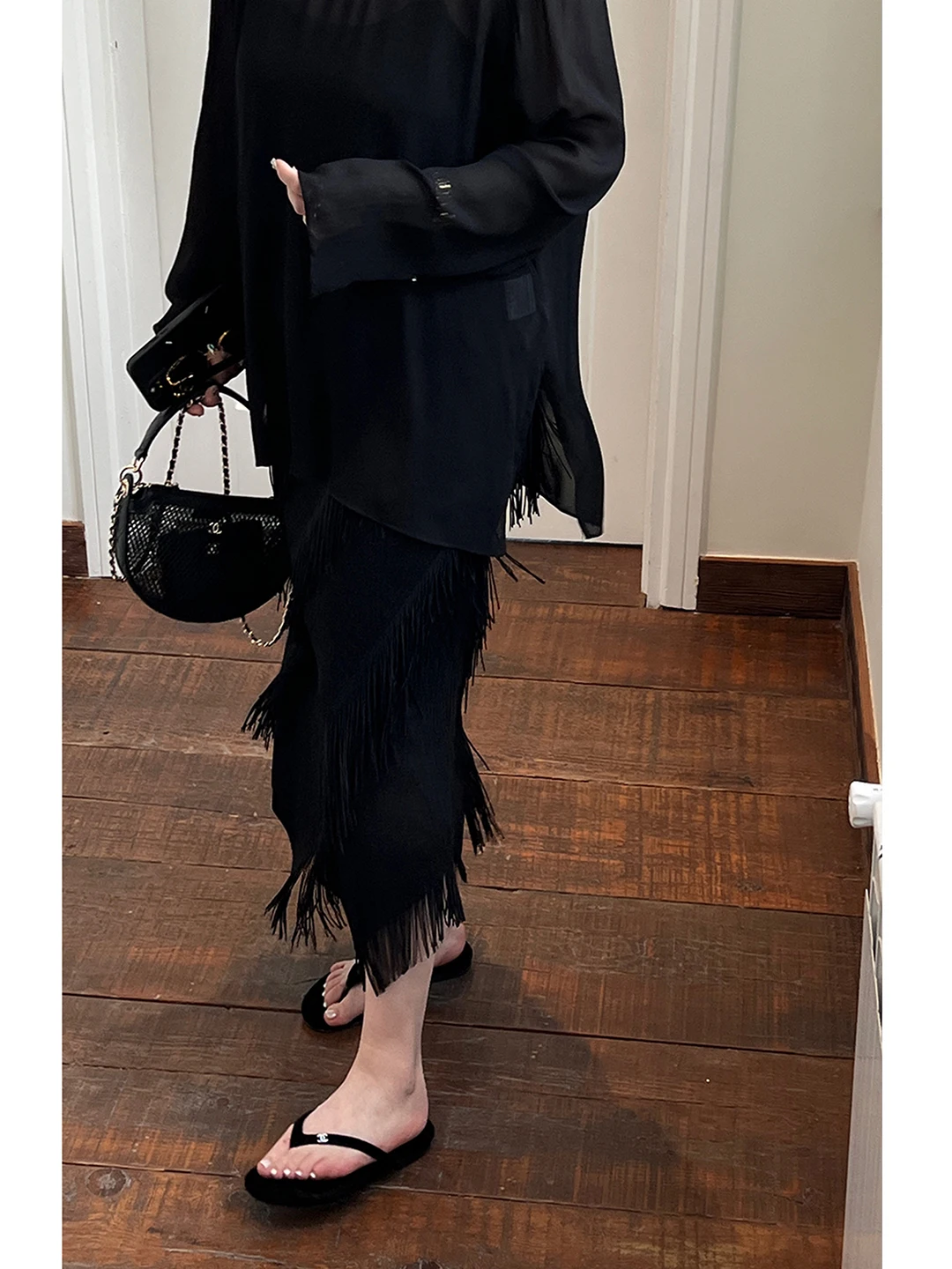 

Модная повседневная летняя юбка с эластичной талией JoJo Private Collection MKNN Commute Korean Sle MK292