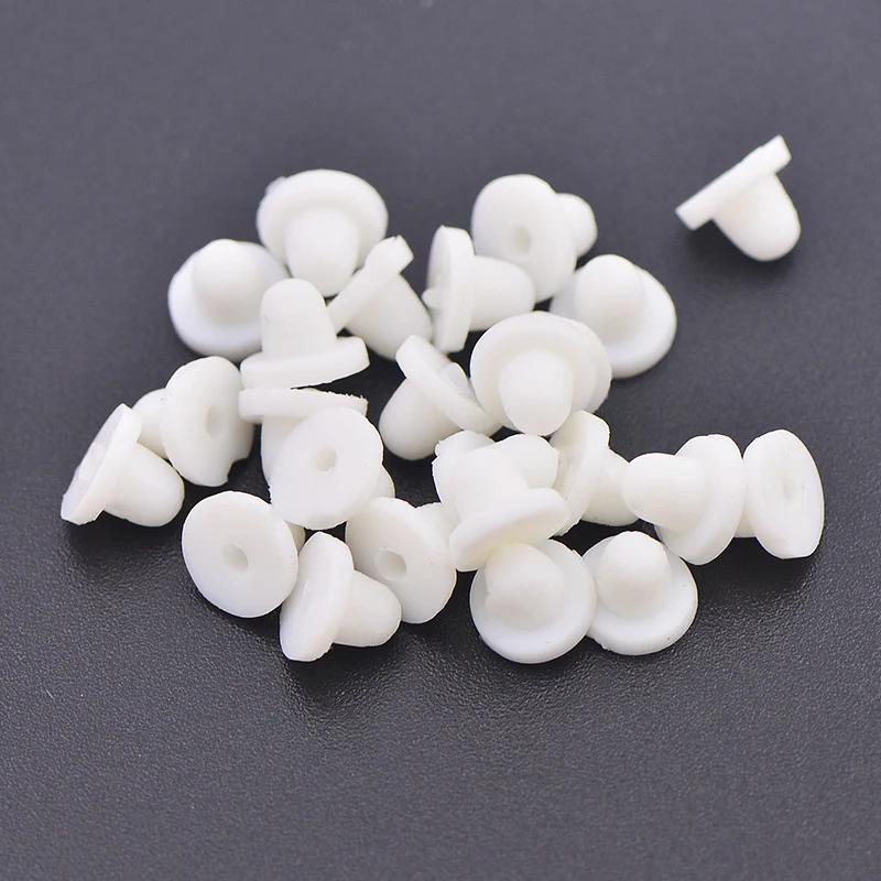 Weiche Silikonkautschuk-Pads, Ohrring-Rückenstopper für Clip-Ohrringe, DIY-Ohrring-Zubehör