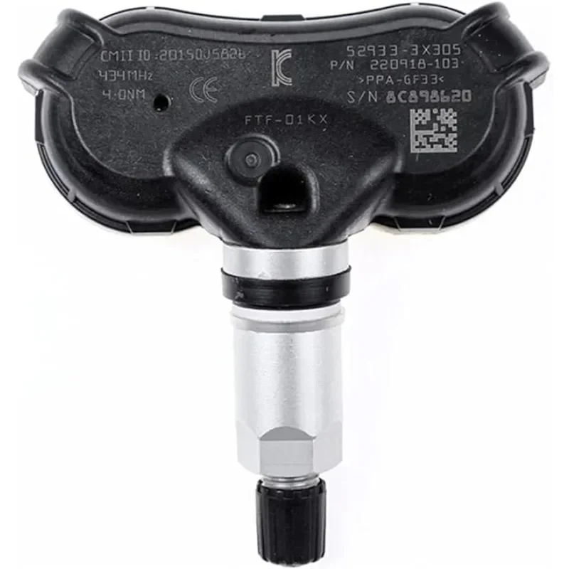

52933-3X305 Tire Pressure Monitor Sensor for 2015 Hyundai Elantra MD 2014 for Kia Rio 2009-2017 Cerato TPMS 434MHZ 529333X305