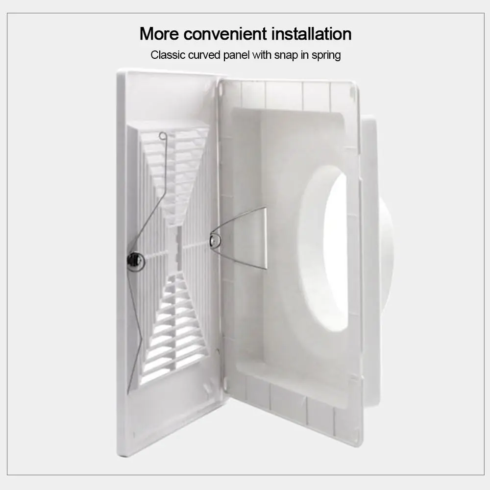 

Useful Plastic Grille Air Outlet White Ventilator Cover Ceiling Vent Square Exhaust Vent Ventilation Systems