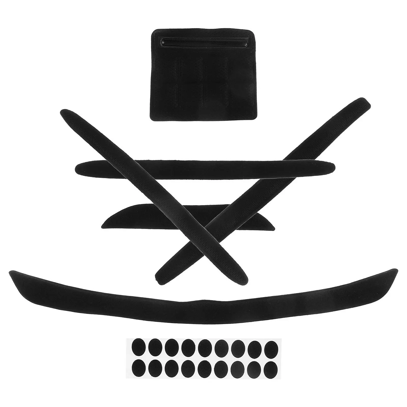 7Pcs Mountain Bike Liner Set Lightweight Sweat-Absorbing Pads for Road Cycling Safety Replacement Pad