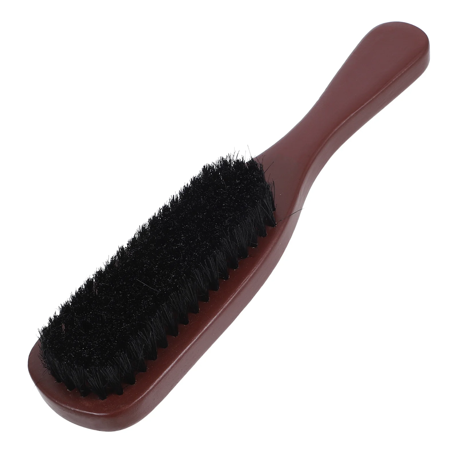 

Styling Brush for Curly Thick Hair Detangling Bristle Brush for Men Women Beard Grooming Tool Comfort Grip Wooden Handle