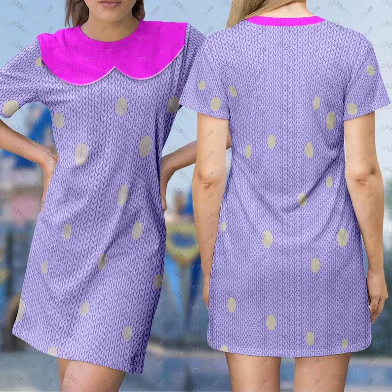 Summer Women T-Shirt Dress Plus Size Casual Envy Emotion  Asha Wish Movie Short Sleeve Pullover Dresses Women Clothing