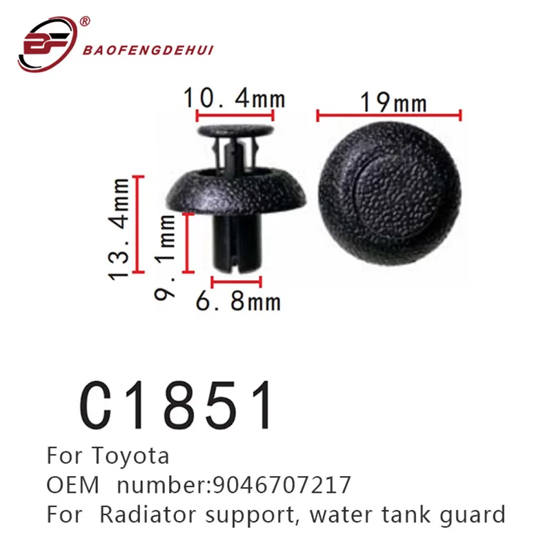 For Toyota car plug front bumper nylon positioner front fender lining fixtures fastener rear seat buckle