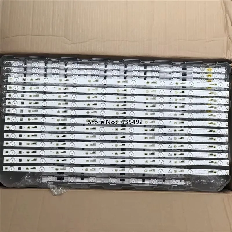 5set LED Strip for 65HR331M08A0 V0 4C-LB650T-YH3 4C-LB650T-HR1 CL_ODM_650d30_3030C_12X8 65U3650C 65UA6606 L65E5800A LVU650CC