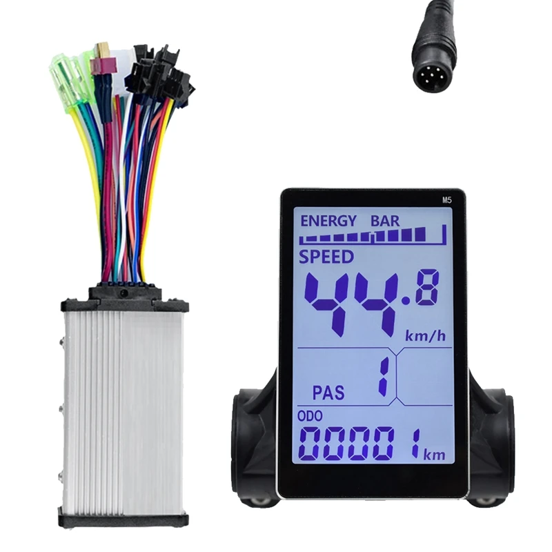 M5 Electric Bike LCD Display+36V 350W Sine Wave Controller E Scooter LCD Panel Screen For Mountain Electric Bike