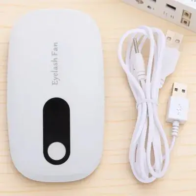 Mini asciugacapelli per ciglia Ventilatore portatile per estensione ciglia per ciglia finte Strumento per asciugatura rapida Asciugatrice da viaggio Accessorio per cosmetici