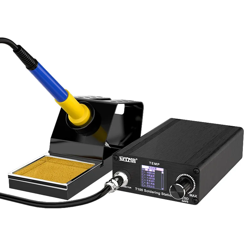 zq T12 Soldering Station High-Power Digital Display Electric Soldering Iron Mobile Phone Repair Welding Tool