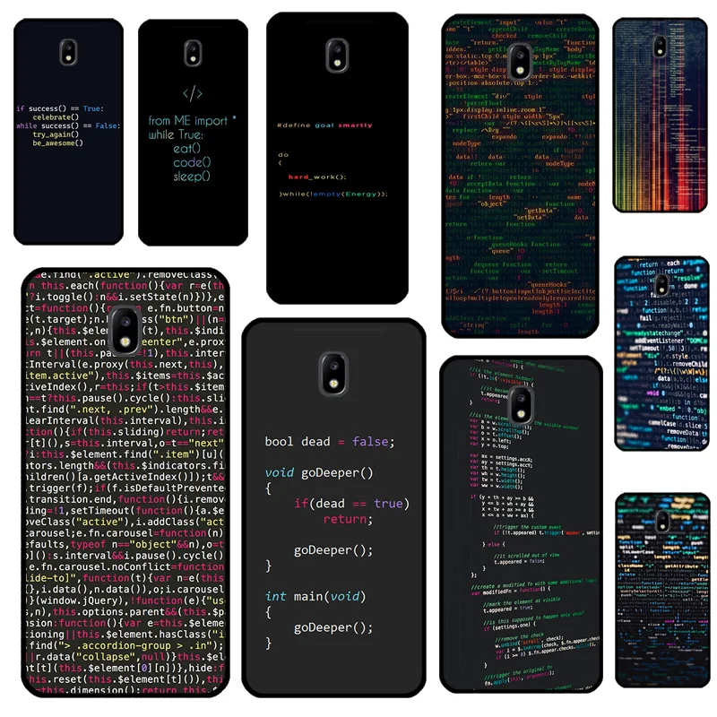 The Code design programmer Case For Samsung Galaxy M33 M53 M13 M15 M35 M55 M32 M16 M36 M56 M54 M20 M52 M34 M14 M11 M31