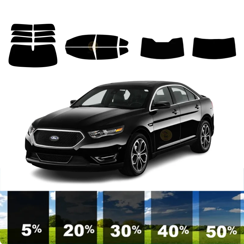 

precut Removable Window Tint Film For Car 100% UVR 5%-70%VLT Heat Insulation Carbon ﻿For FORD TAURUS 4 DR SEDAN 2013-2019