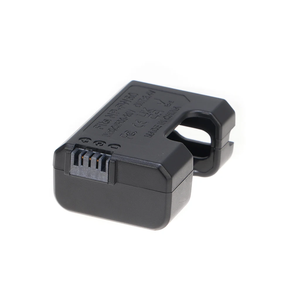 FOTGA NP-FW50 Dummy Battery+Type-C Power Supply Interface Battery Plate Adapter Monitors Cameras For Buckle Power Supply System