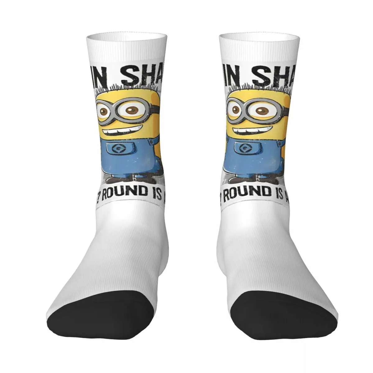 Minions   Socks Spring hme bob grvphi Stockings Elegant Men's Comfortable Socks Design Running Anti Skid Socks