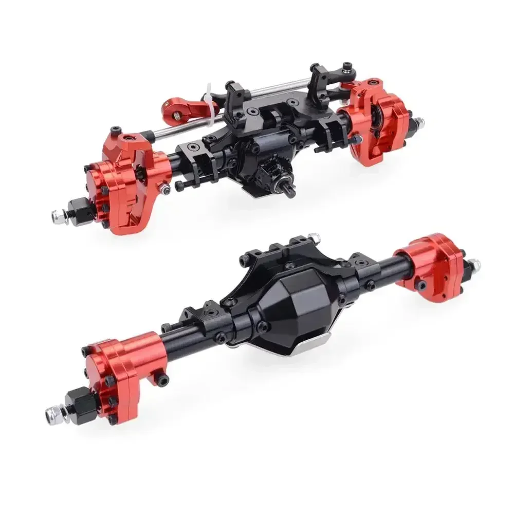 Asse portale anteriore e posteriore in metallo per telaio KIT 1/10 RC Crawler Axial-SCX10 III 90046 90047