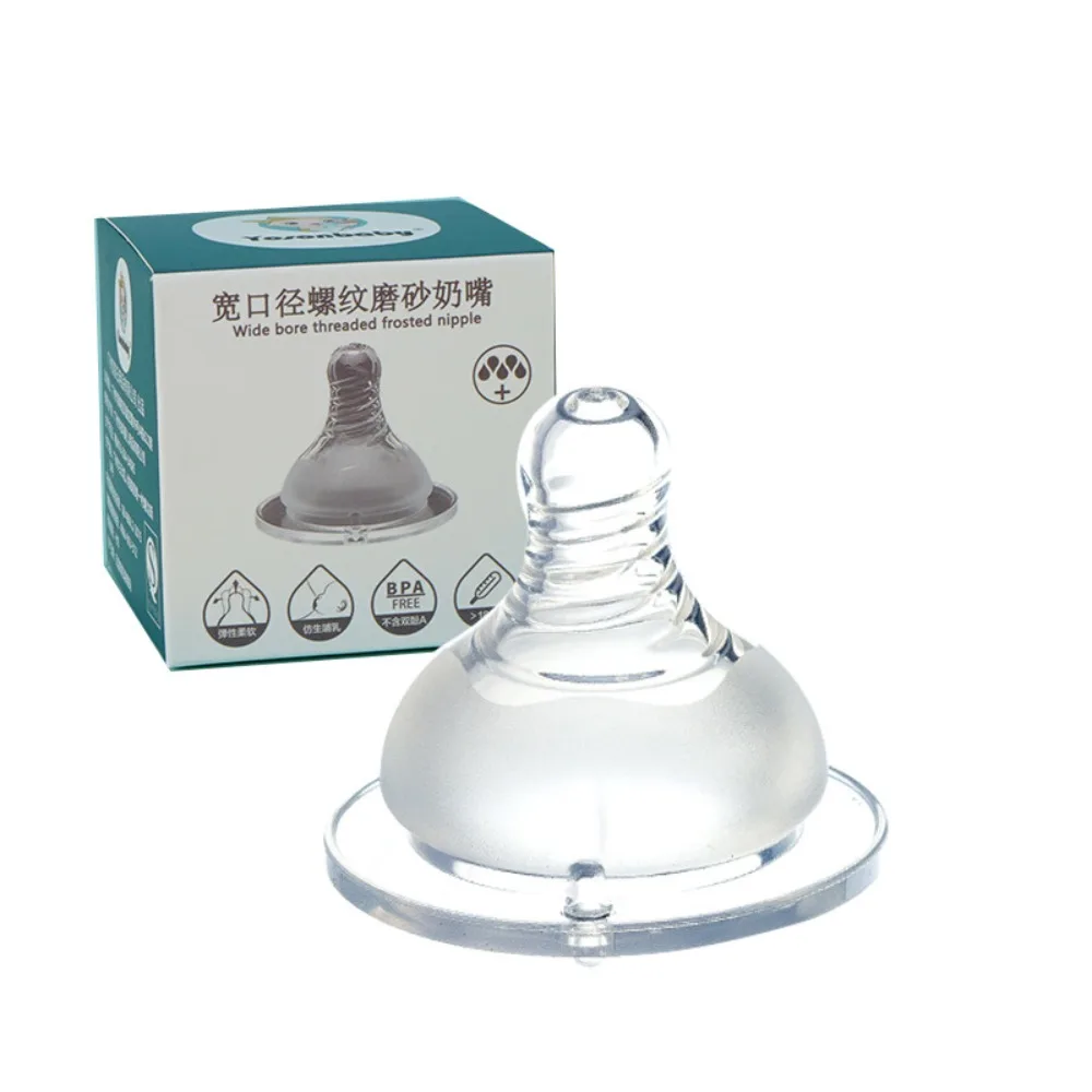 

Anti-Colic Silicone Bottle Nipples Food Grade Silicone Breast-Like Baby Bottle Nipple Medium Flow Baby Bottles Teats