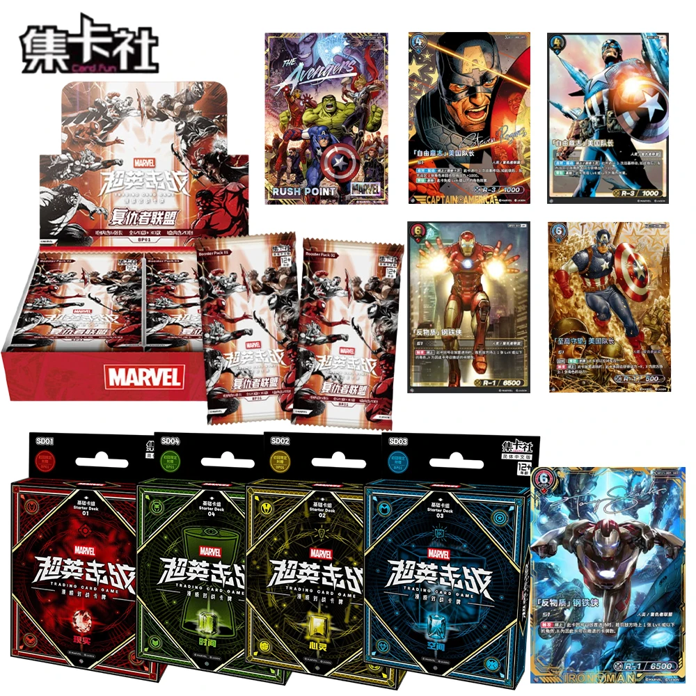 genuine-marvel-avengers-super-hero-clash-booster-pack-classic-superhero-character-illustrated-foil-collectible-cards