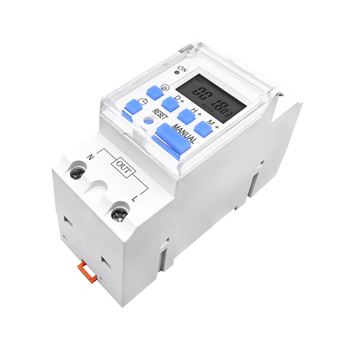 TOMZN New Type Din Rail Single Phase Weekly 7 Days Programmable Digital TIME SWITCH Relay Timer AC 220V 230V 12V 24V 48V 16A