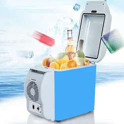 12V Small Fridge for Car Cooler Mini Fridge Electric Car Cooler Warmer Portable Freezer for Pickup Truck Boat Beverage