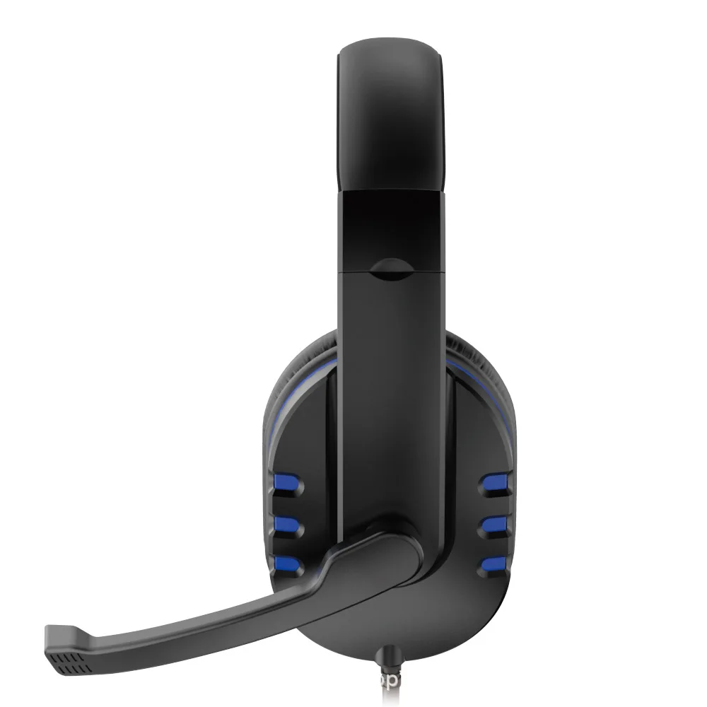 سماعات 3.5 ملم سلكية للألعاب سماعات موسيقى لجهاز PS4 Play Station 4 Game PC Chat Computer مع ميكروفون