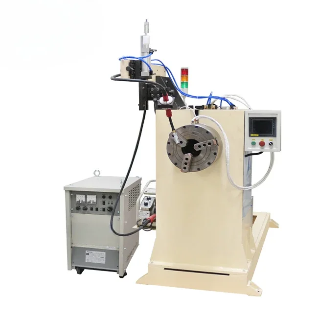 PLC controlled circular seam MIG/TIG welding machine with automatic rotation system