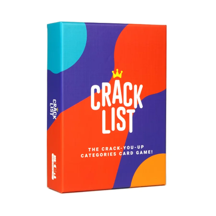 Crack List - The Crack-You-Up Categories Card Game Family Board Games Best Family Card Game Holiday Party Fun Game Box And Gift