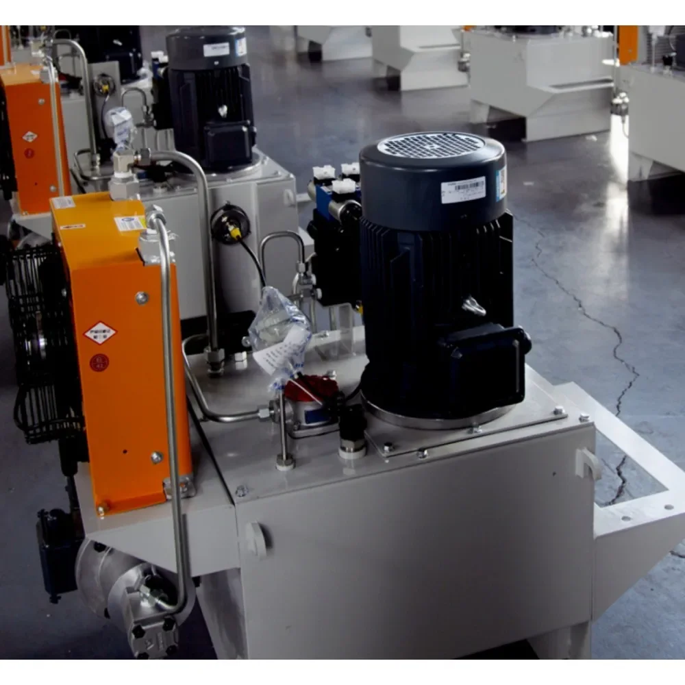 Hydraulic servo pump station small fire curtain damper