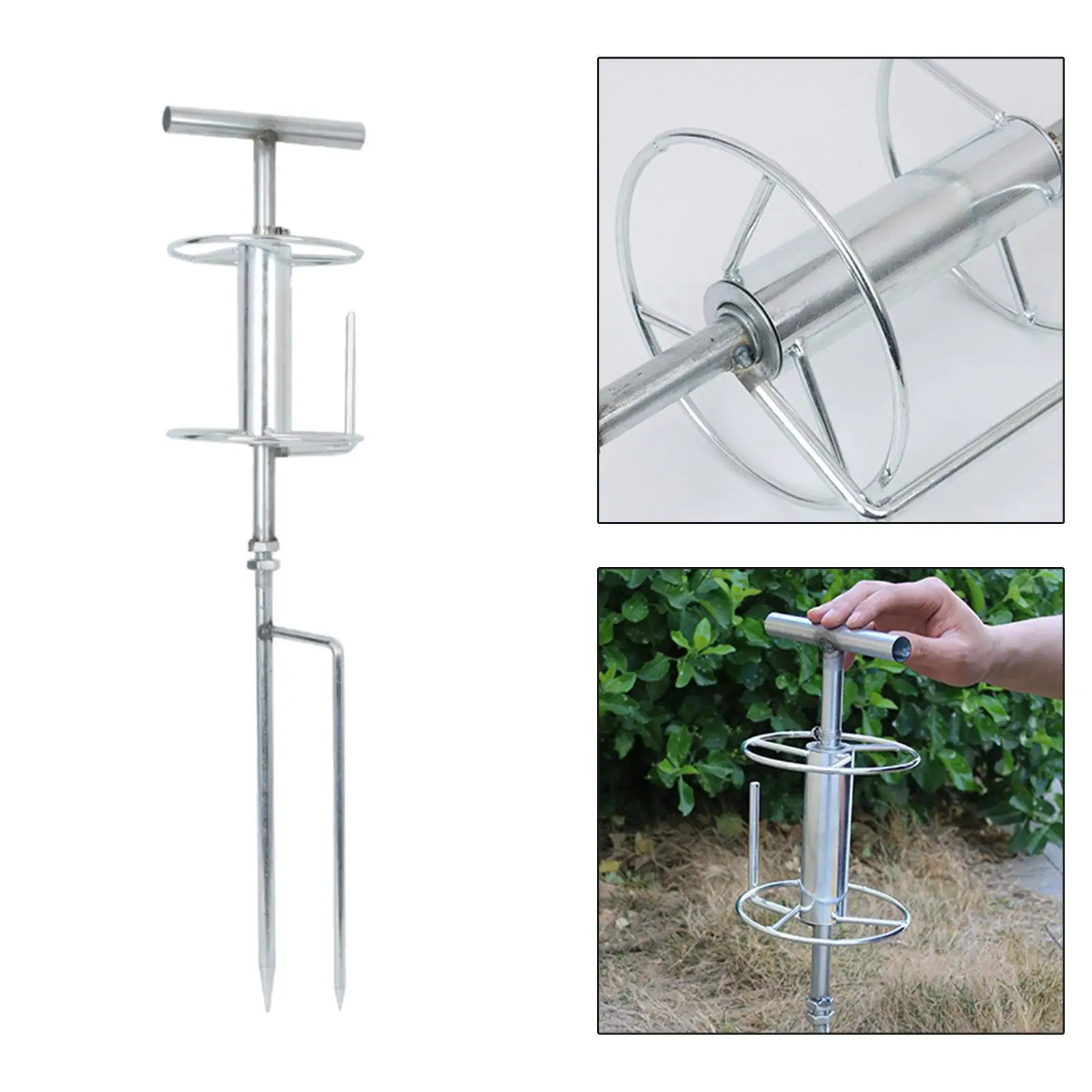 Garden Hose Guide Stake Sturdy Accessories Easy to Install Prevent Kinking Bending for Yard Flower Bed Lawn Outdoor Courtyard
