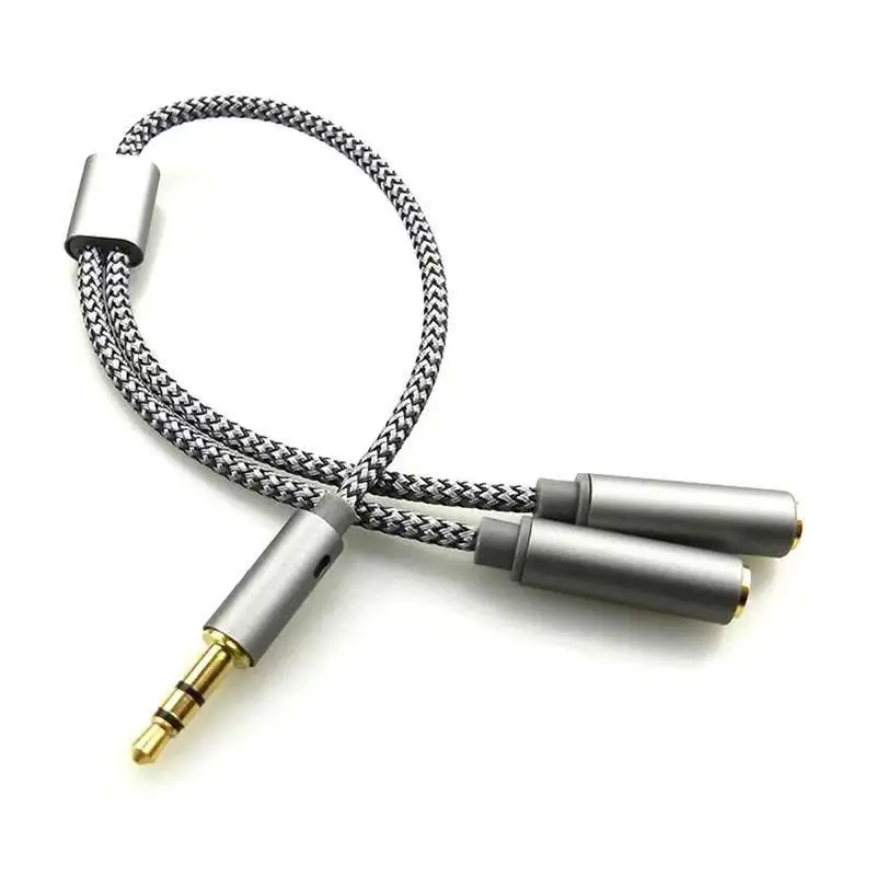 Audio Branch Line Sharing Device, One Point Dual Earphone, Multiple Person Stereo, One Point Multiple Audio Distributor