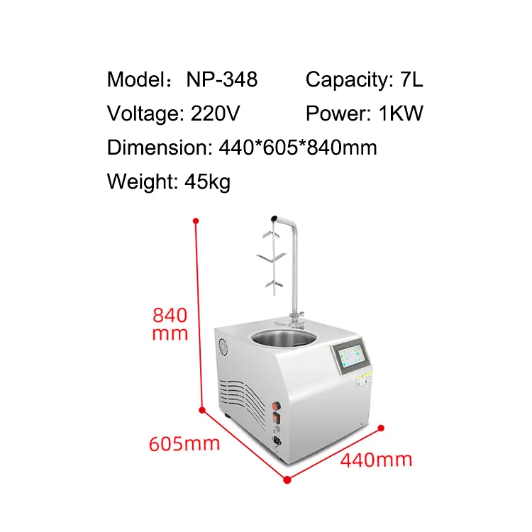 Hot Snanks 7L Chocolate Bar Tempering Machine Chocolate Melting Machine Chocolate Melting Machine