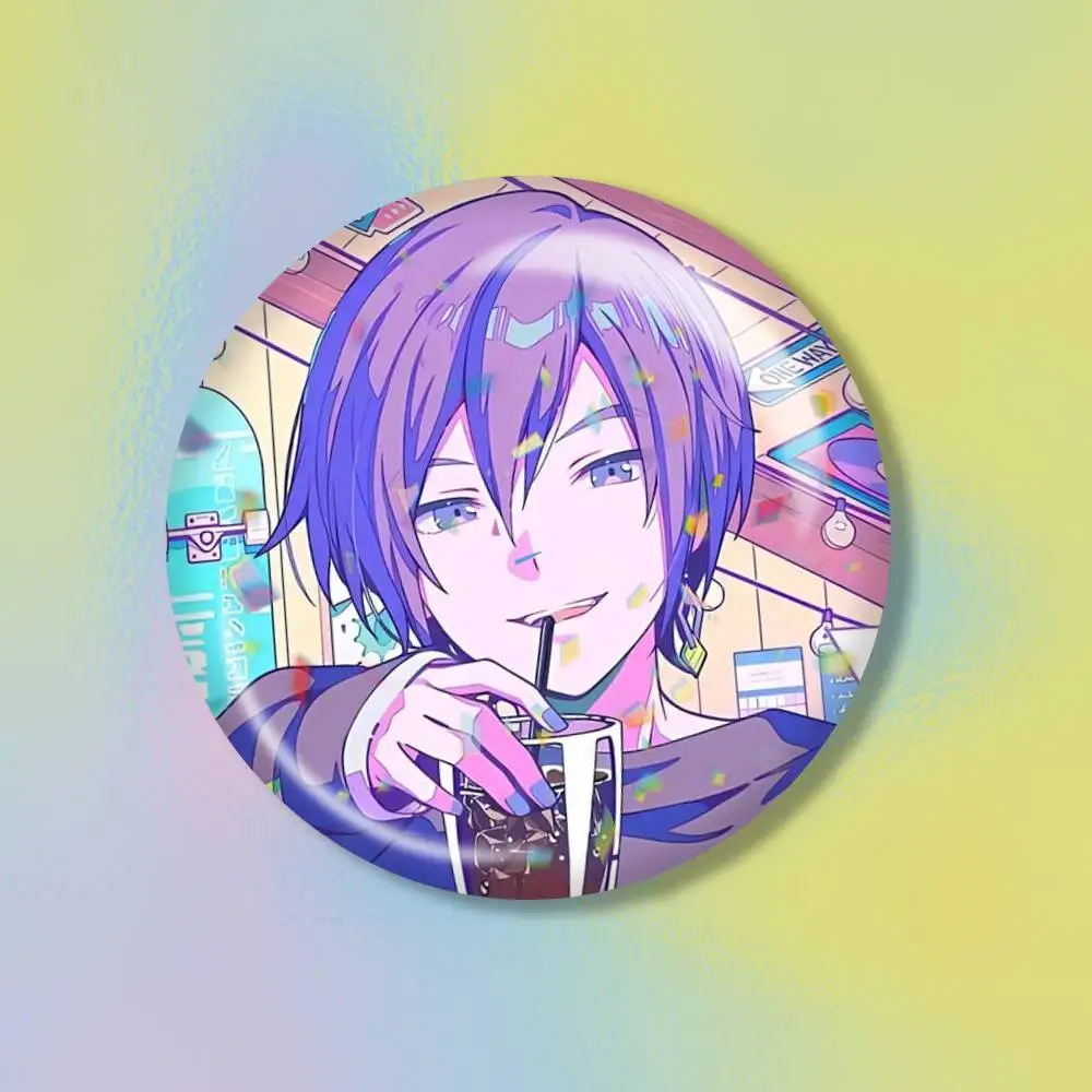 VOCALOID KAITO Anime  Brooch Metal Decorative Brooch Pins for Backpack Clothes Jacket Accessories,Souvenir.