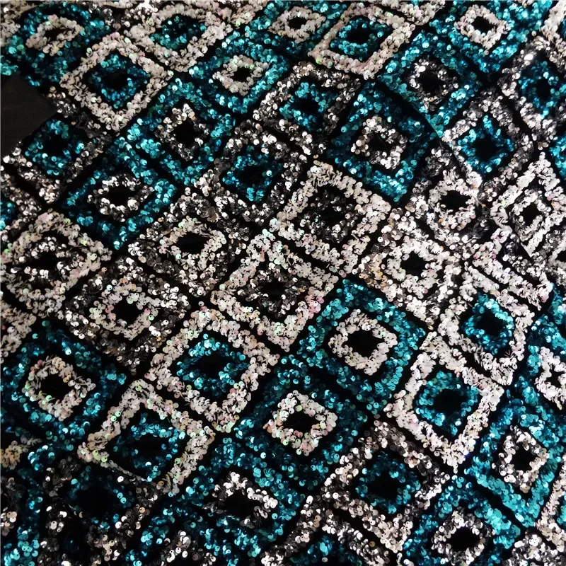 Bling Sequin Party Dress Club Shiny Cosplay Stage Embroidered Sequin Fabric Bags Exhibition Background Decoration Fabric