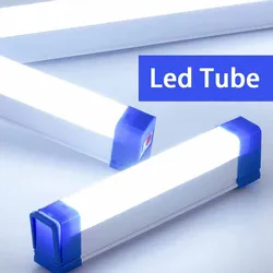 LED Tube 30CM USB Rechargeable Camping Light Magnetic Portable Light Bulb Suitable for Emergency Lighting Cabinet Light