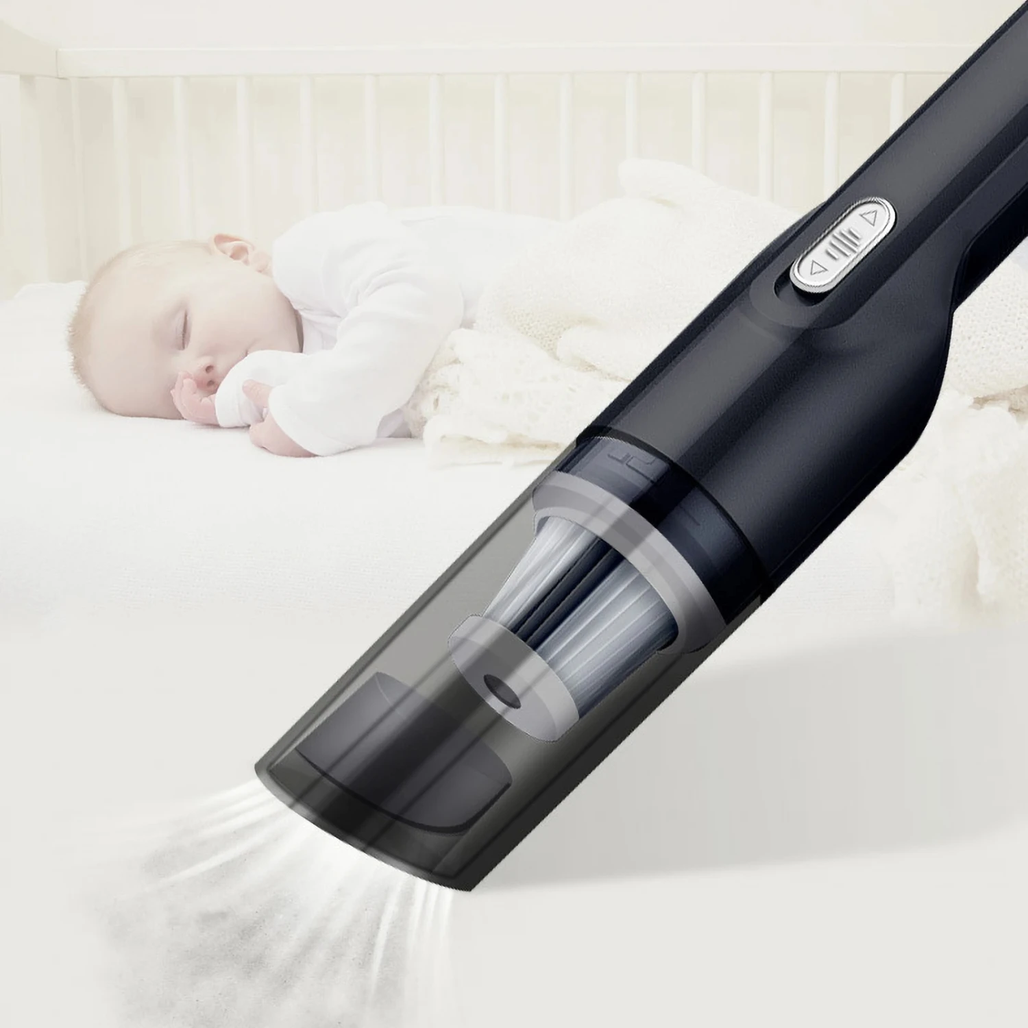 

10000PA Wireless Car Vacuum Cleaner Mini Cleaning Machine Car Accessories Appliance Strong Suction Handheld Portable