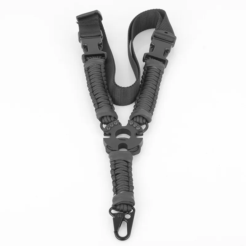 

1pc Tactical Rifles Sling Single Point Rifle Gun Sling Nylon Webbing Sport Strap Hunting Quickly Adjust Length Shoulder Strap