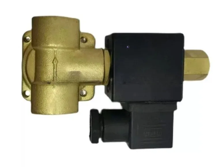 Direct Acting 0200 Normally Open Solenoid Valve for Air Compressor Discharge, 220V AC Screw Type Unloading Valve