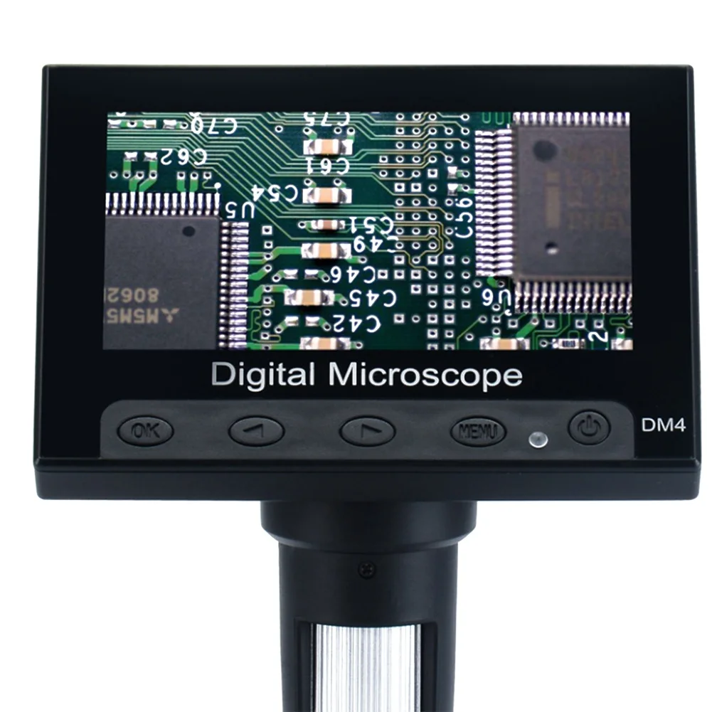 Industrial Digital Microscope 4 3inch with 50x to 1000x Magnification and USB Output for Research and Inspection