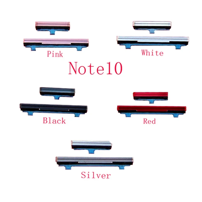 Replacement Part1Set Power On Off Swith Volume Button For Samsung Galaxy Note10 N970F N970DS N970 Note 10 Plus N975 N9750 Housin