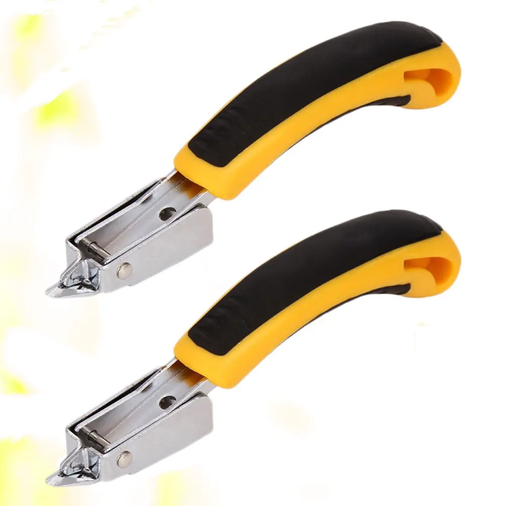 

2Pcs Staple Remover Tool with Ergonomic Handle Fast Efficient Nail Extraction for Woodwork Repair and Maintenance