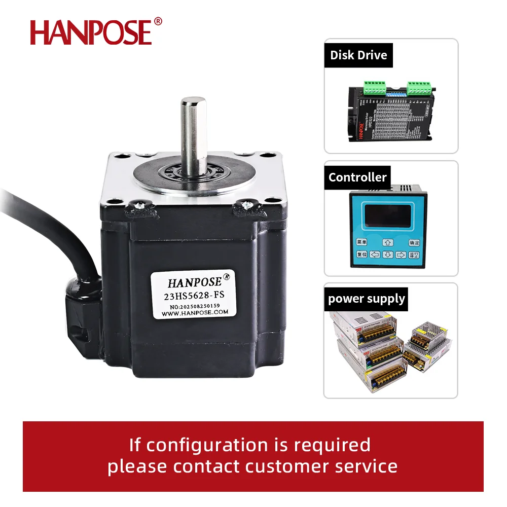 Exclusive 4-pin 23HS5628-FS IP68 56mm motor 2.8A 1.8N. M is used for automatic feeder motor Nema23 stepper motor waterproof moto