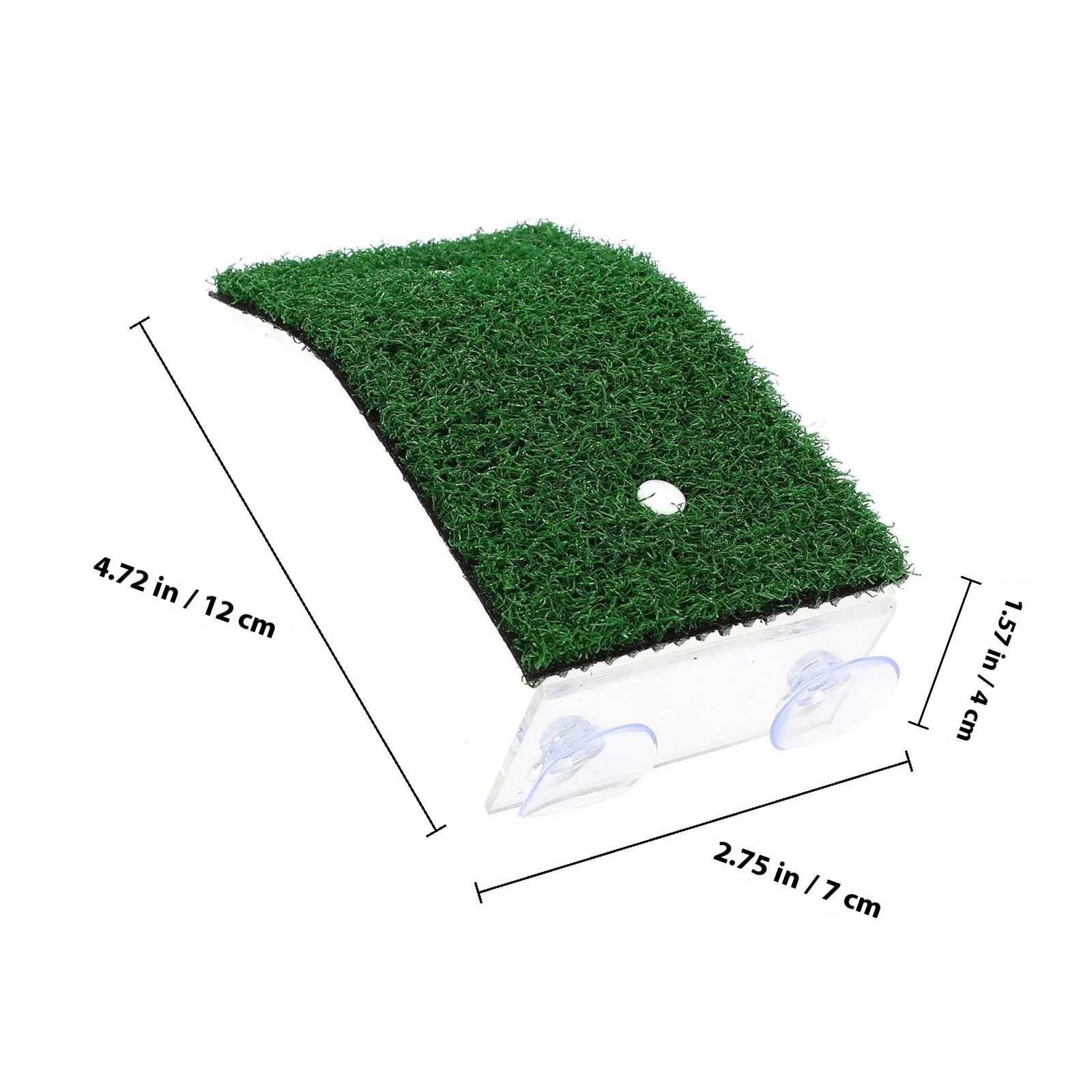 2pcs Turtle Sunning Platform Acrylic Basking Dock For Reptile Tank With Suction Cups Durable Aquarium Decoration Turtle