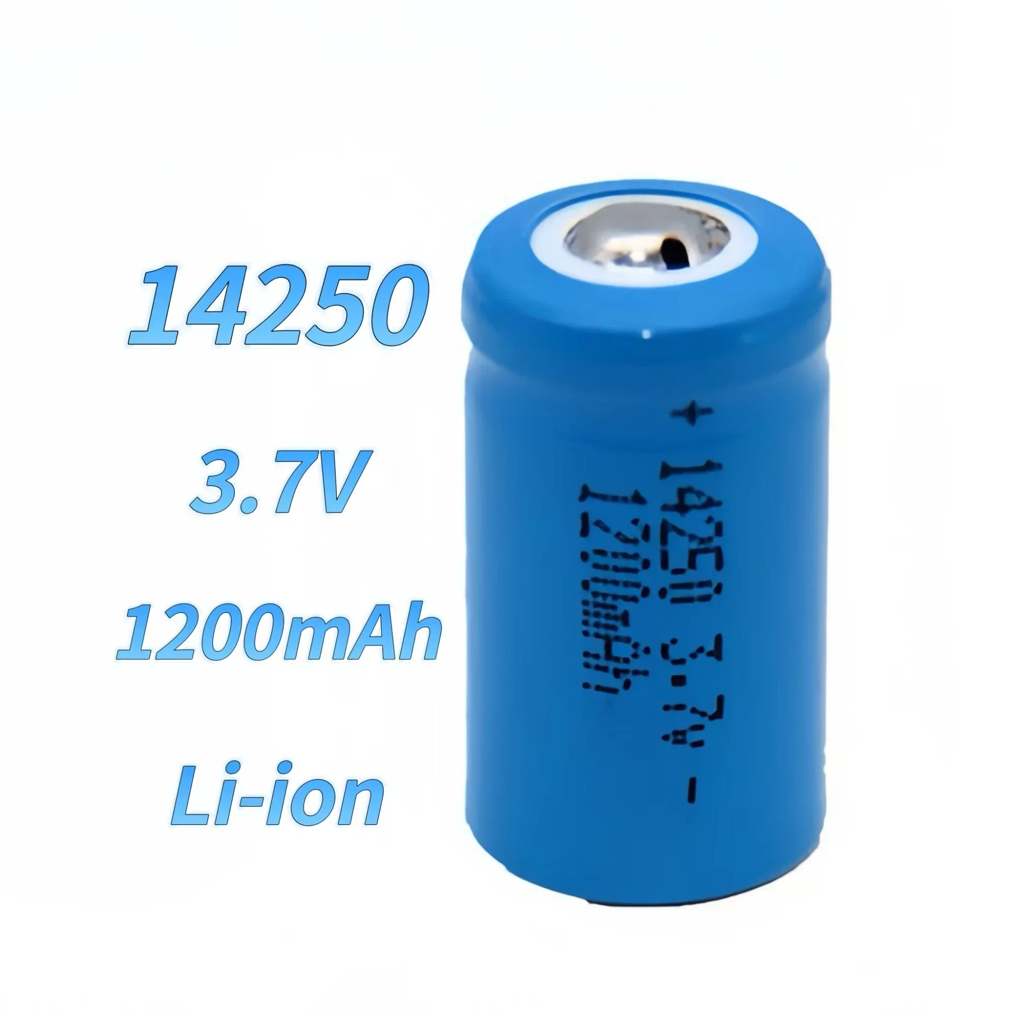 

14250 rechargeable lithium battery 3.7V 1200mAh Charger for Camera Walkie talkie Smoke alarm Infrared laser sight Walkmans